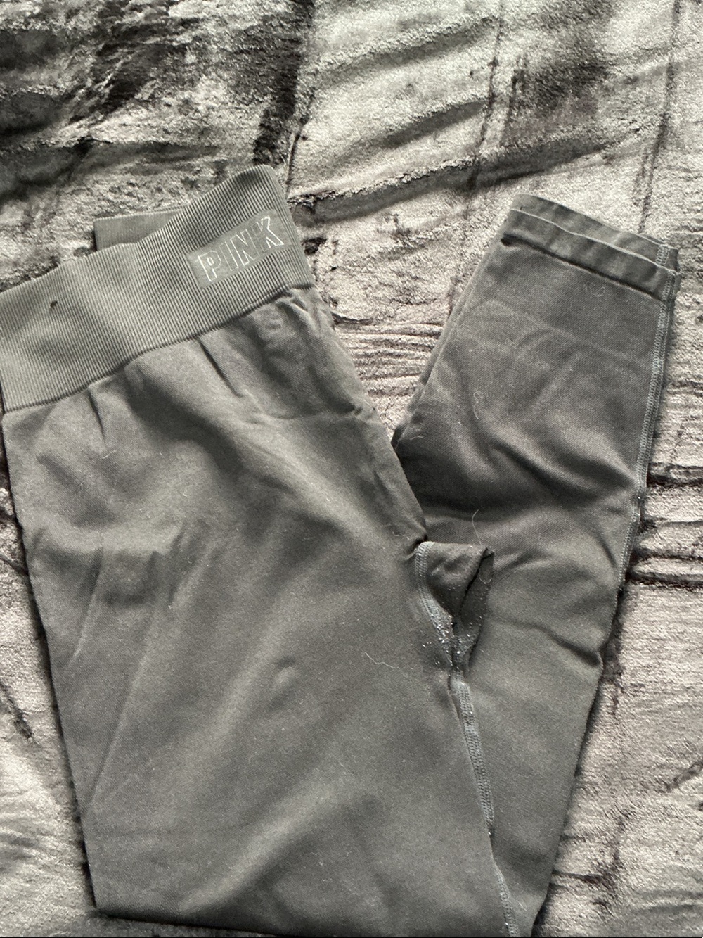 PINK Victoria's Secret Black Kids Stretch Leggings